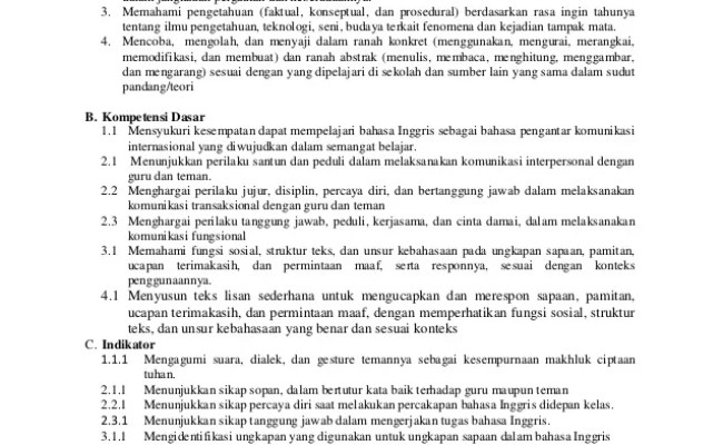 Contoh Portofolio Bahasa Inggris - KibrisPDR