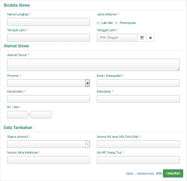 Detail Contoh Ppdb Online Nomer 22