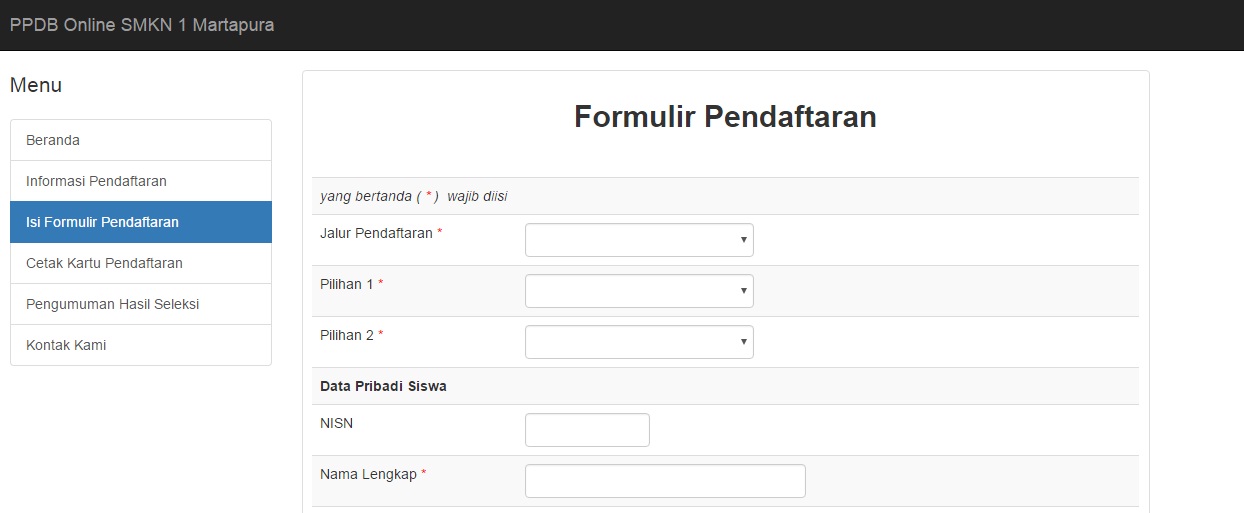 Detail Contoh Ppdb Online Nomer 9