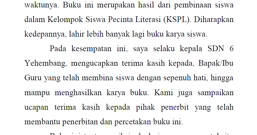 Detail Contoh Prakata Buku Nomer 42