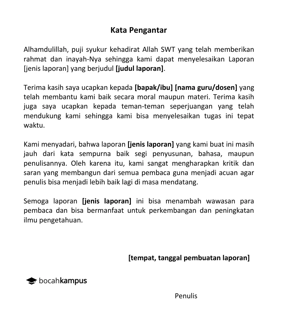 Detail Contoh Prakata Buku Nomer 48