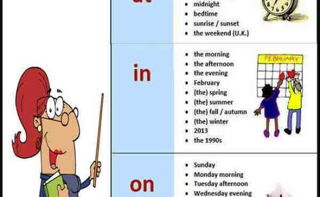 Detail Contoh Preposition At In On Bahasa Inggris Nomer 18