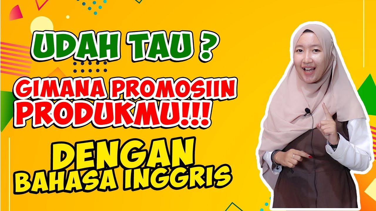 Detail Contoh Promosi Produk Dalam Bahasa Inggris Nomer 31