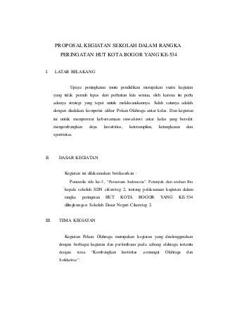 Detail Contoh Proposal Acara Nomer 5