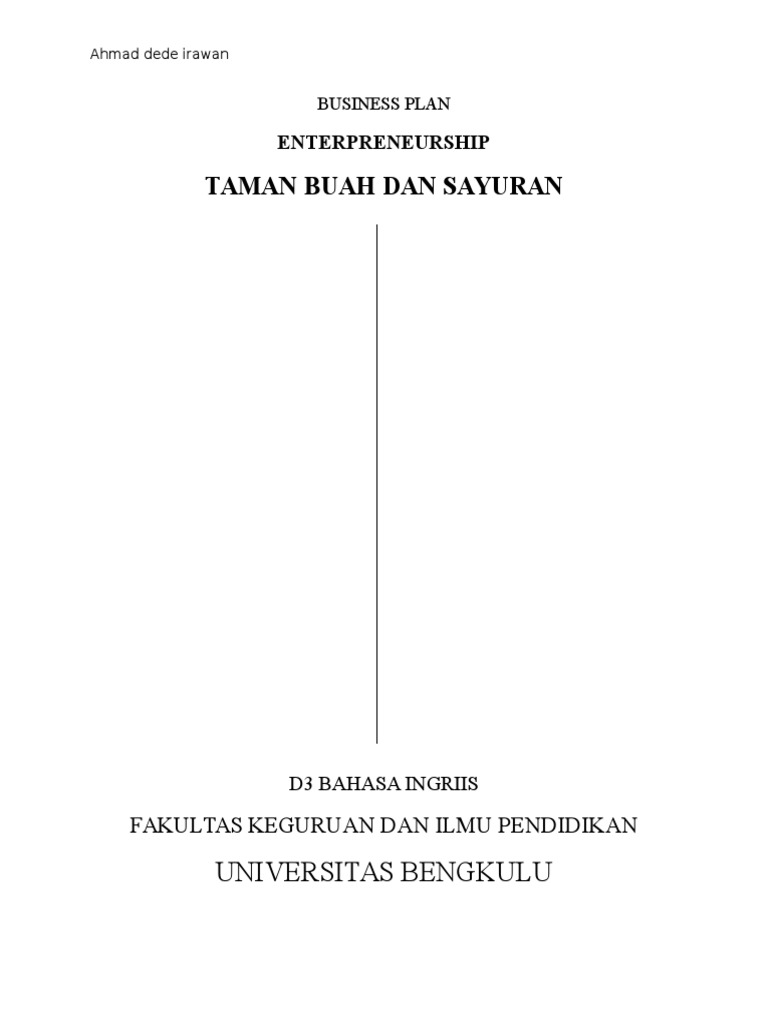 Detail Contoh Proposal Dalam Bahasa Inggris Nomer 33