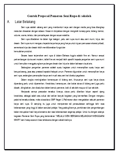 Detail Contoh Proposal Kegiatan Bazar Buku Di Sekolah Nomer 19