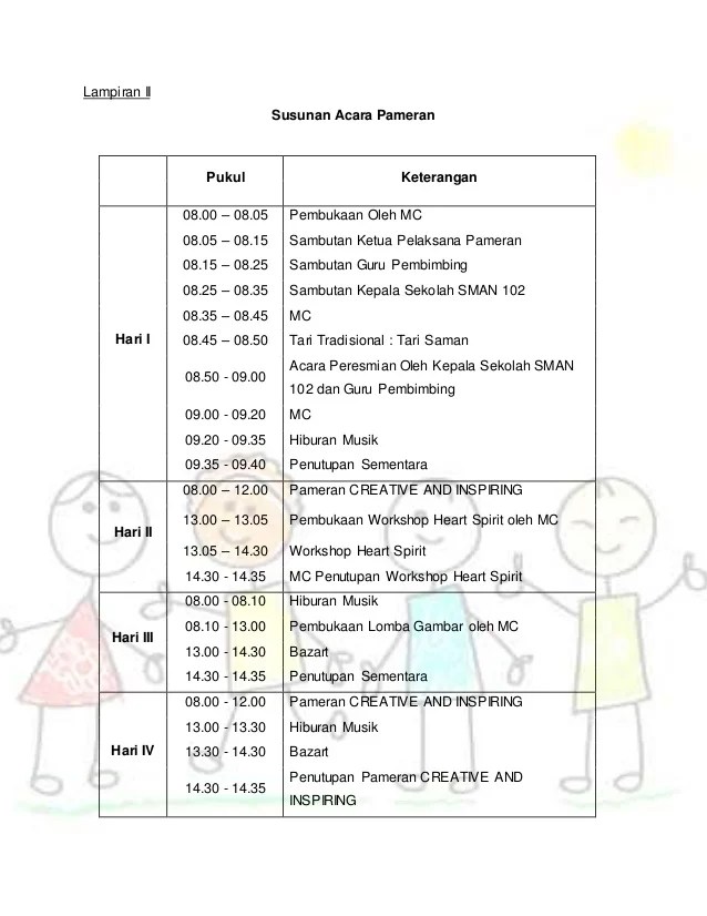 Detail Contoh Proposal Kegiatan Bazar Buku Di Sekolah Nomer 9