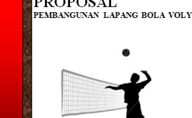 Detail Contoh Proposal Pembuatan Lapangan Volly Nomer 5