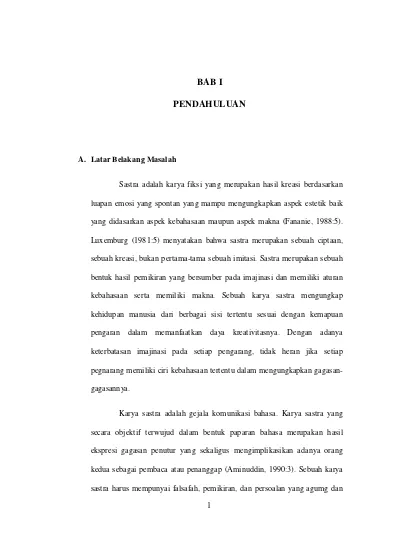 Detail Contoh Puisi Bahasa Indonesia Nomer 13