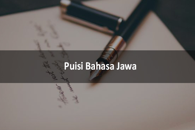 Detail Contoh Puisi Bahasa Jawa Nomer 33