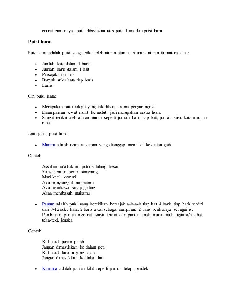 Detail Contoh Puisi Beserta Pengarangnya Nomer 33