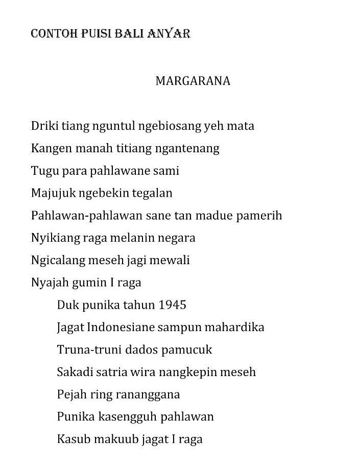 Detail Contoh Puisi Beserta Unsur Intrinsiknya Nomer 2