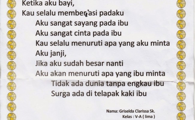 Detail Contoh Puisi Untuk Ibu Nomer 19