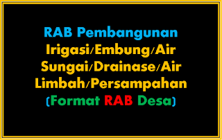 Detail Contoh Rab Drainase Excel Nomer 35