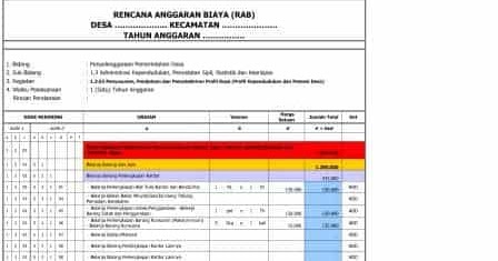 Detail Contoh Rab Drainase Excel Nomer 50