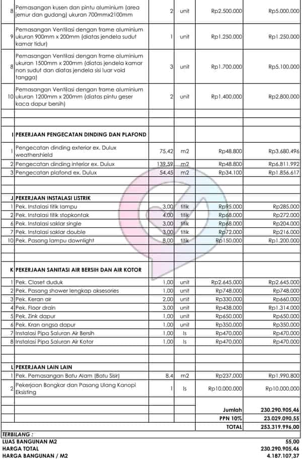 Detail Contoh Rab Renovasi Rumah Excel 2019 Nomer 19