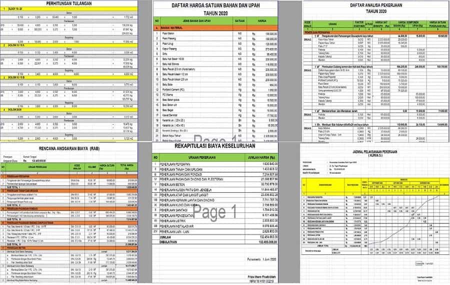 Detail Contoh Rab Rumah Excel Nomer 30