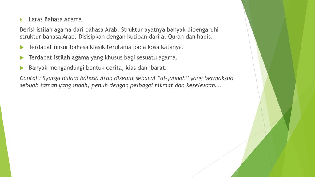 Detail Contoh Ragam Bahasa Agama Nomer 12