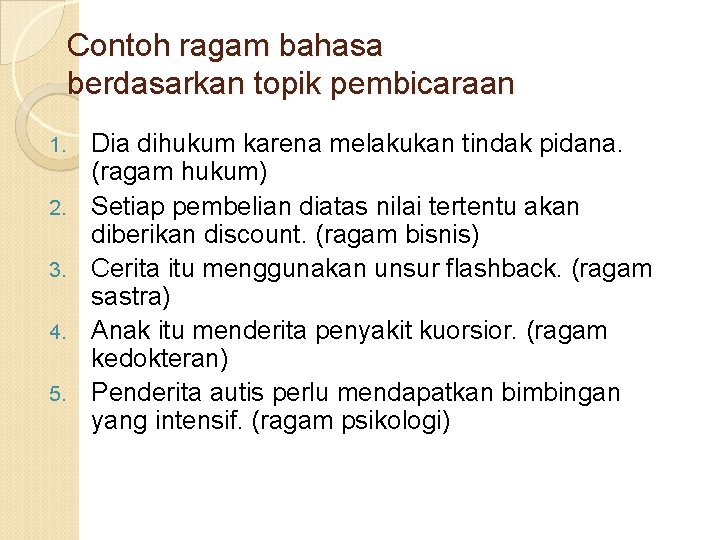 Detail Contoh Ragam Bahasa Agama Nomer 16