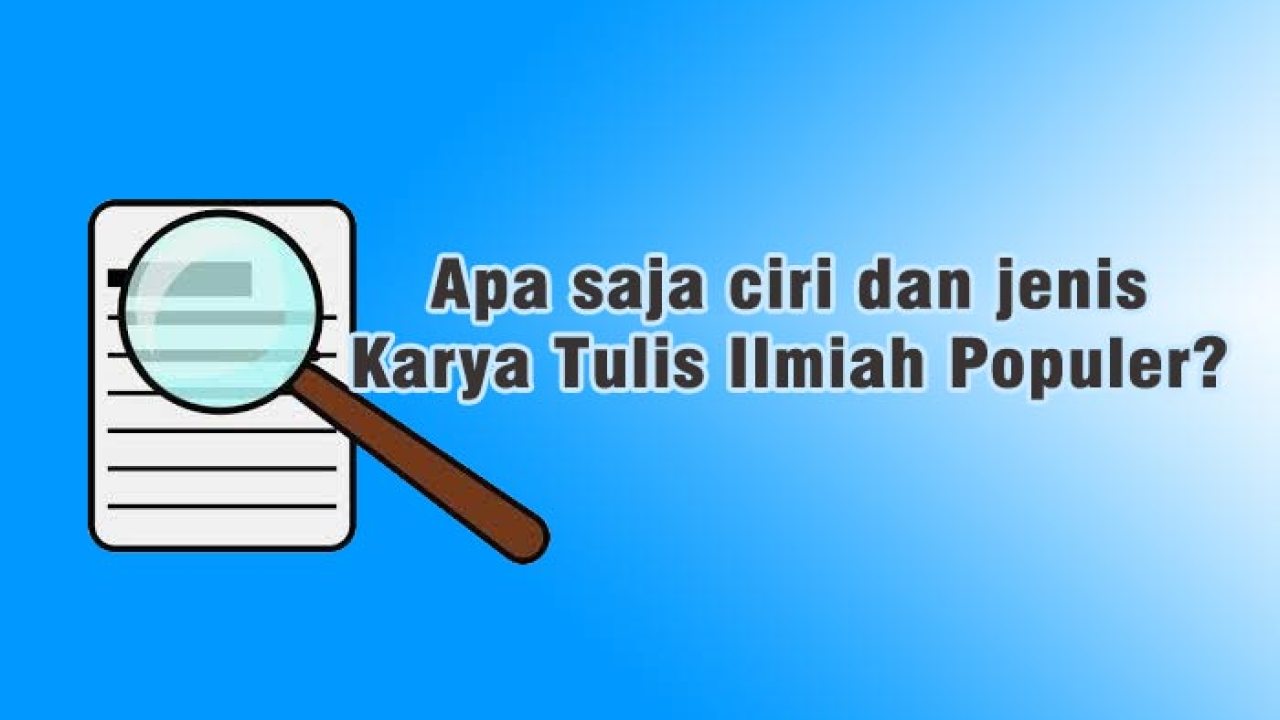 Detail Contoh Ragam Bahasa Ilmiah Populer Nomer 30