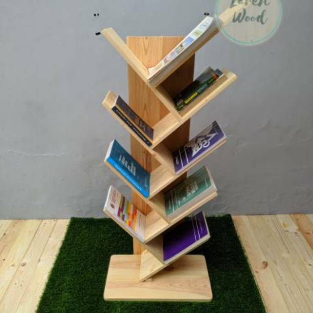 Detail Contoh Rak Buku Dari Kayu Nomer 26