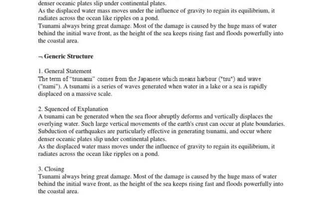 Detail Contoh Report Text Beserta Generic Structure Nomer 31