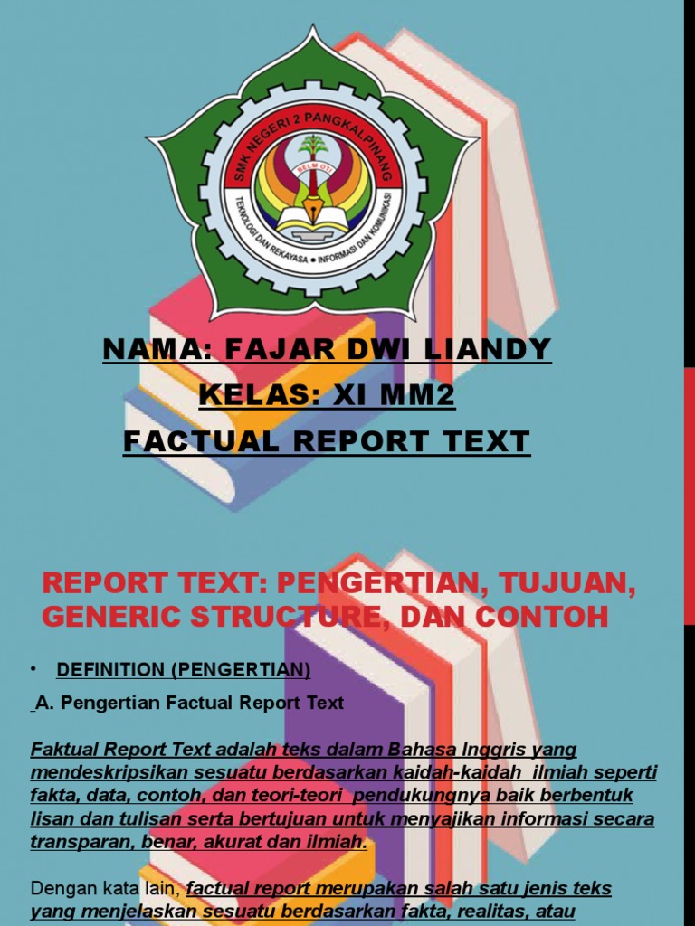 Detail Contoh Report Text Beserta Generic Structure Nomer 46