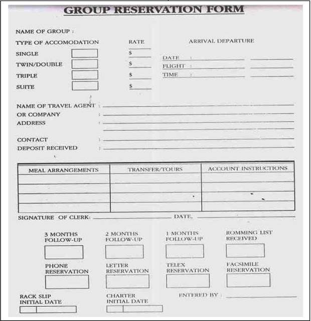 Detail Contoh Reservation Form Dalam Bahasa Inggris Nomer 3