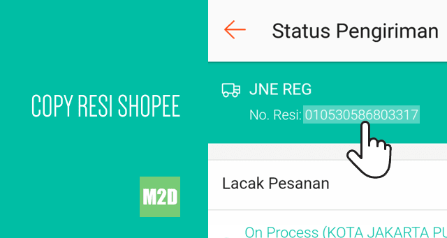 Detail Contoh Resi Shopee Nomer 13