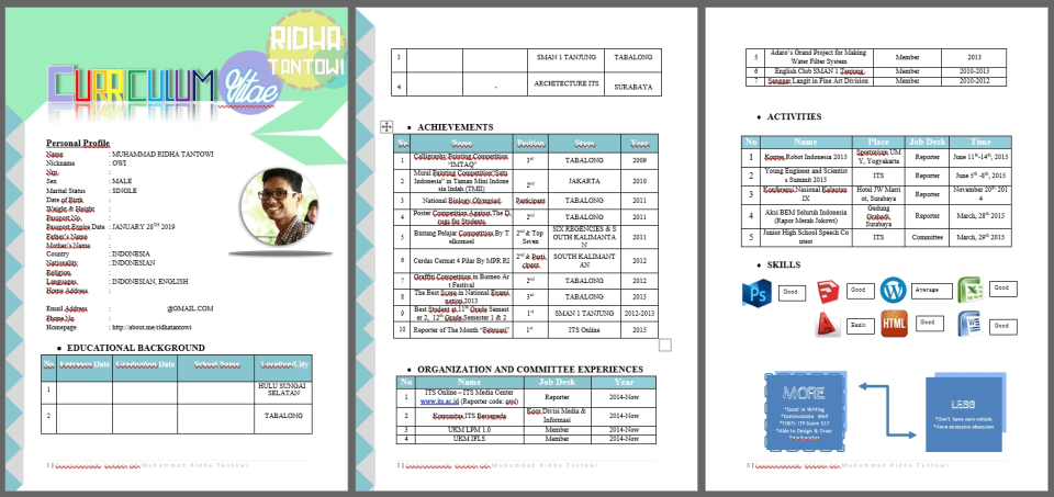 Detail Contoh Resume Pribadi Untuk Beasiswa Nomer 47