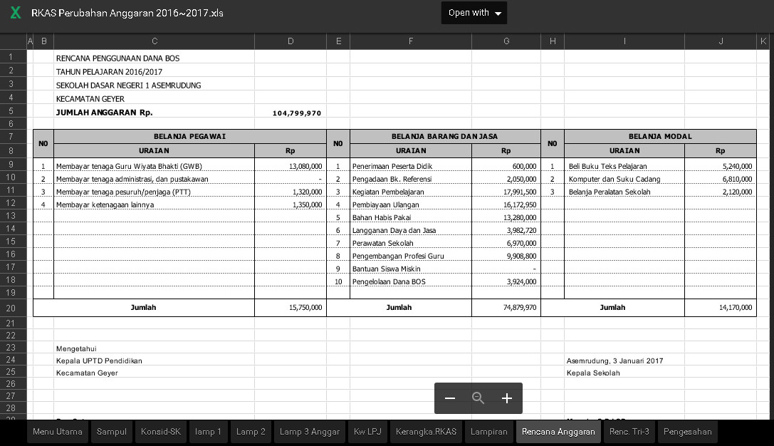 Detail Contoh Rkas Sd 2019 Format Excel Nomer 54