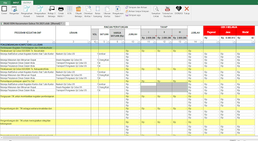 Detail Contoh Rkas Sd 2020 Format Excel Nomer 9