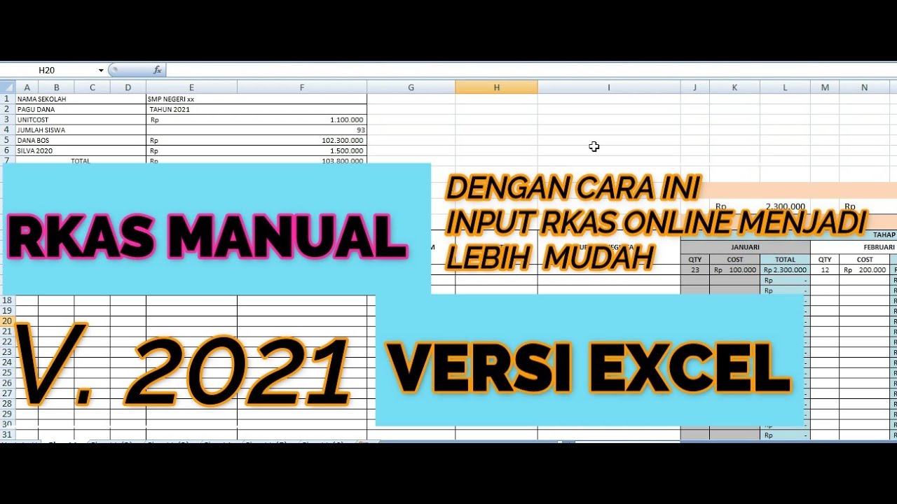 Detail Contoh Rkas Smp 2020 Format Excel Nomer 26