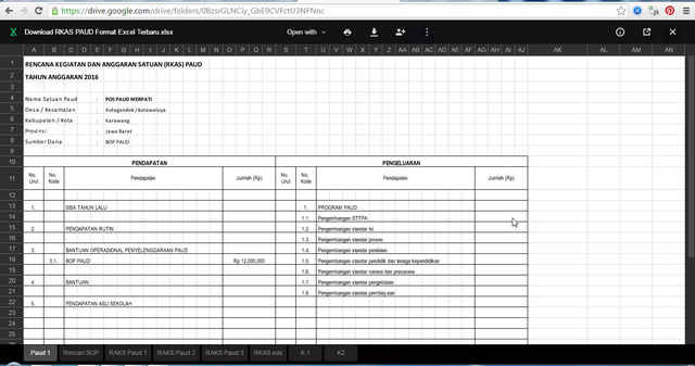 Detail Contoh Rkas Smp 2020 Format Excel Nomer 40