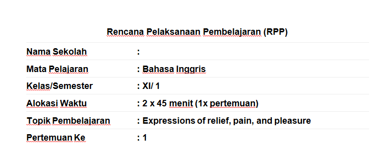 Detail Contoh Rpp Bahasa Inggris Sma Nomer 22