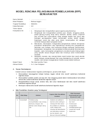 Detail Contoh Rpp Bahasa Inggris Sma Nomer 49