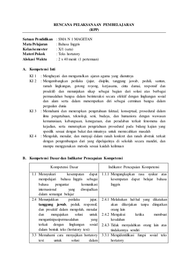 Detail Contoh Rpp Bahasa Inggris Sma Nomer 9