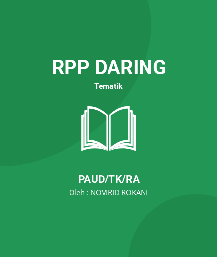 Detail Contoh Rpp Untuk Paud Nomer 53