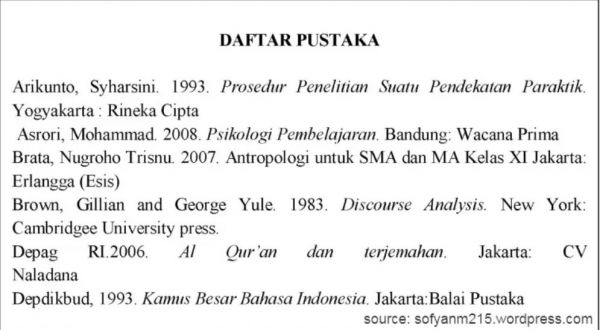 Detail Contoh Rujukan Dari Buku Nomer 30