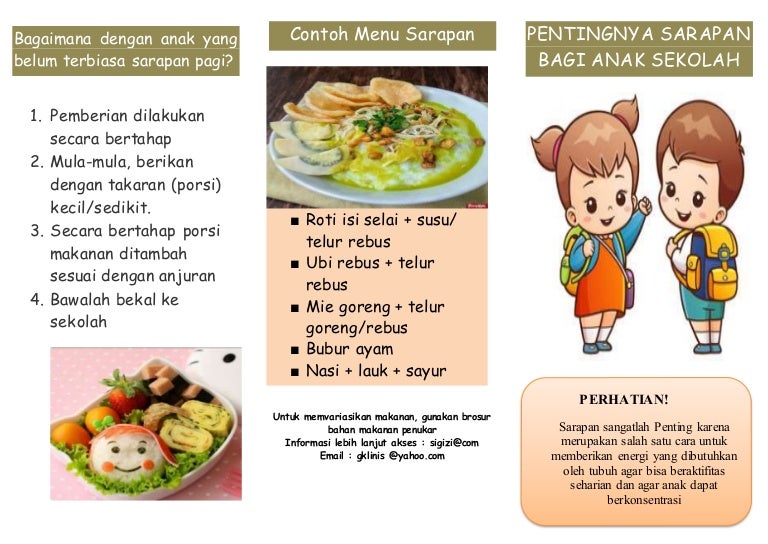 Detail Contoh Sarapan Sehat Nomer 36