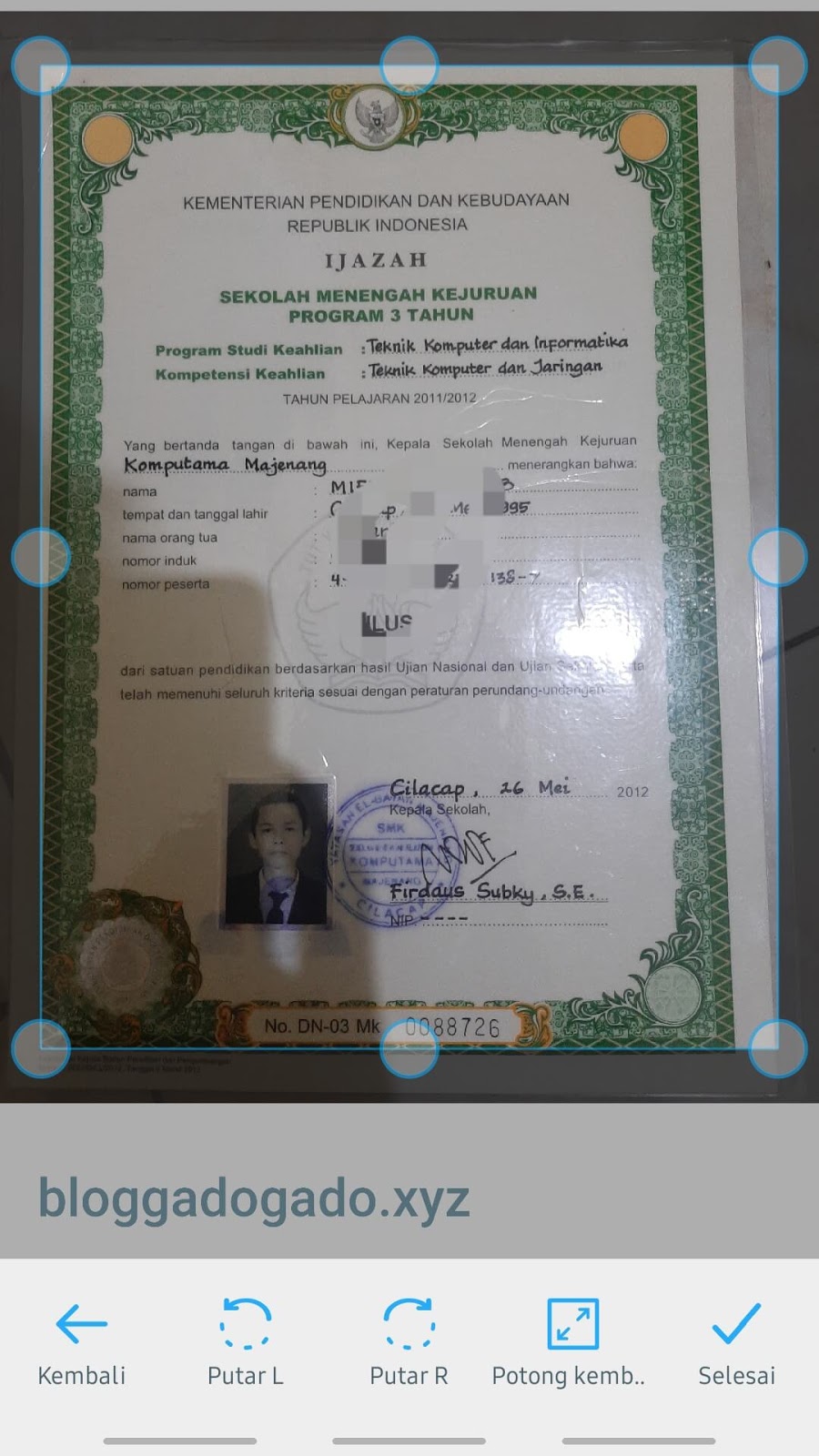 Detail Contoh Scan Ijazah Untuk Lamaran Kerja Nomer 16