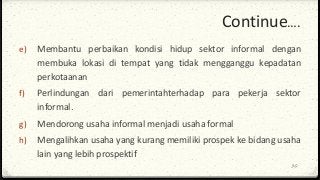 Detail Contoh Sektor Informal Nomer 7