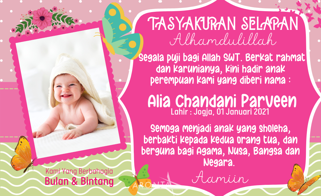 Detail Contoh Selapanan Bayi Nomer 13