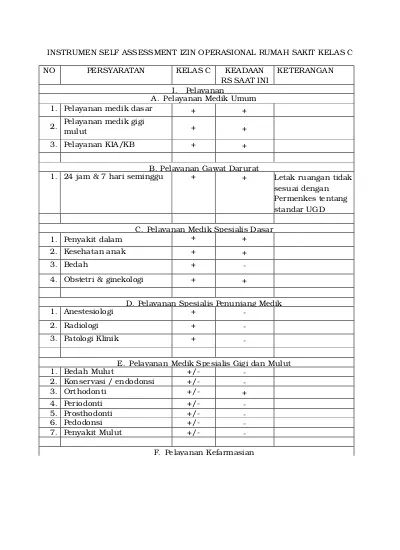 Detail Contoh Self Assessment Nomer 17