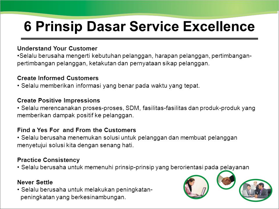 Detail Contoh Service Excellence Nomer 4