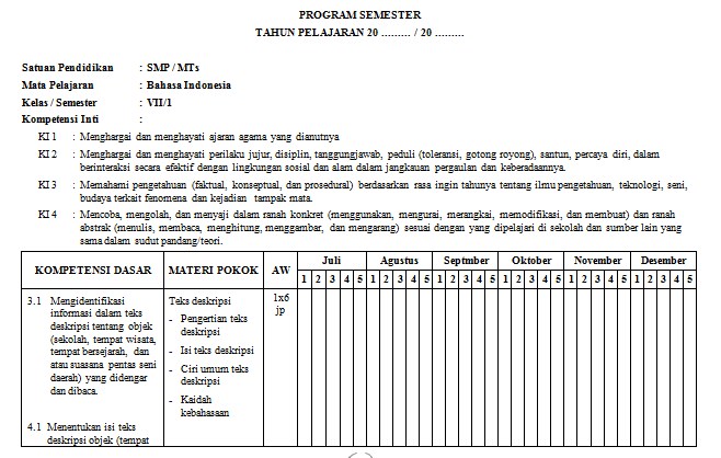 Detail Contoh Silabus Bahasa Indonesia Nomer 42