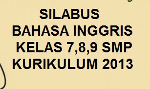 Detail Contoh Silabus Bahasa Inggris Nomer 40