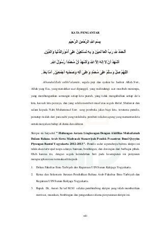 Detail Contoh Skripsi Bahasa Arab Nomer 11