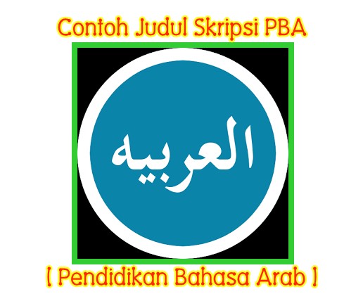 Detail Contoh Skripsi Bahasa Arab Nomer 16