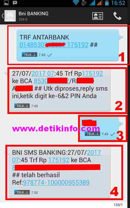 Detail Contoh Sms Banking Bni Nomer 9